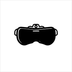 Virtual Reality Headset Icon, Virtual Reality Head Mounted Device