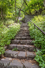 Exiles' stairs (bujdosok lepcsoje) in Hill Badacsony