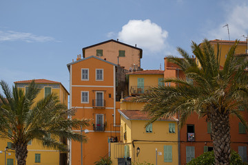 Fototapeta premium colorful houses in Menton