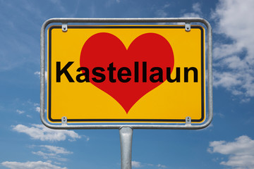 Ortstafel Kastellaun