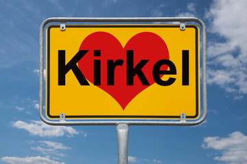 Ortstafel Kirkel