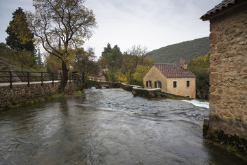 Fototapeta na wymiar Views of the Krka National Park, near Sibenik, Croatia