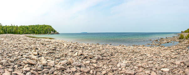 Rocky Beach at Bruce Peninsula National Park Ontario Canada