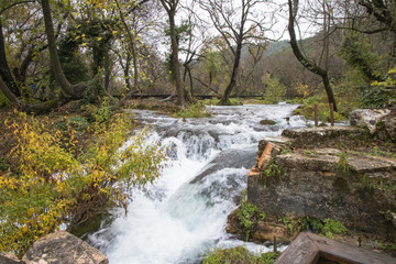 Fototapeta na wymiar Views of the Krka National Park, near Sibenik, Croatia