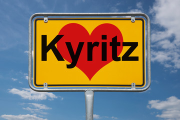 Ortstafel Kyritz