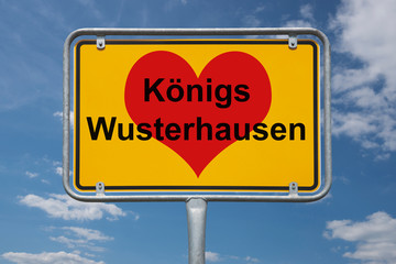 Ortstafel Königs Wusterhausen