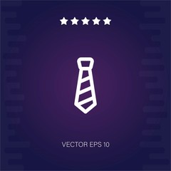 tie vector icon modern illustration