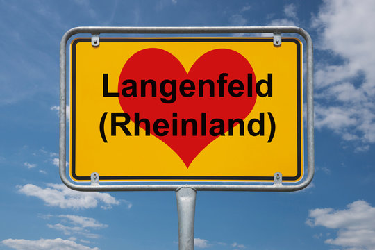 Ortstafel Langenfeld (Rheinland)