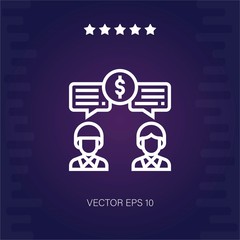 conference vector icon modern illustration