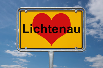 Ortstafel Lichtenau