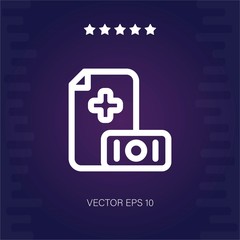 insurance vector icon modern illustration