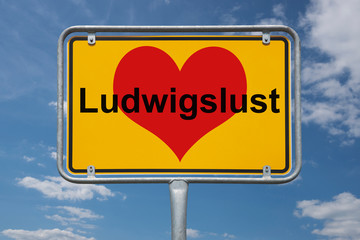 Ortstafel Ludwigslust