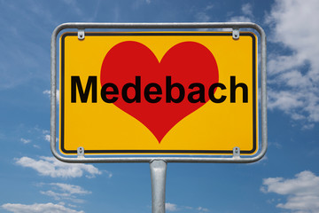 Ortstafel Medebach