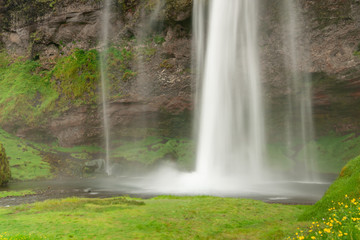 Obraz premium Seljalandsfoss Waterfall, Iceland South Coast