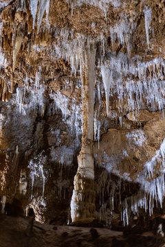 Stalactites at Grotte Is Zuddas, Sardinia, Italy 2