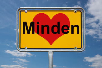 Ortstafel Minden