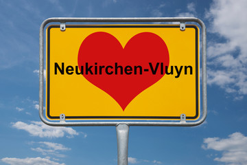 Ortstafel Neukirchen-Vluyn