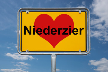 Ortstafel Niederzier