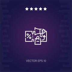 promotion vector icon modern illustration