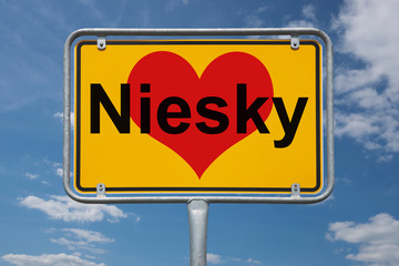 Ortstafel Niesky