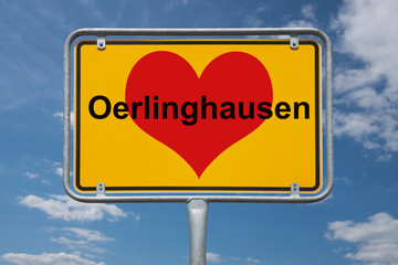 Ortstafel Oerlinghausen