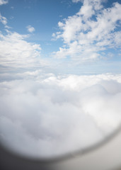 Endless Clouds while in flight. 