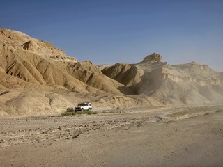 Jeep tour in the desert