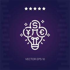 revenue vector icon modern illustration