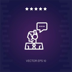 costumer service vector icon modern illustration