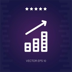 earnings vector icon modern illustration