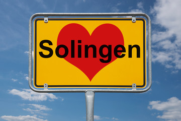 Ortstafel Solingen