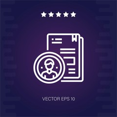 file vector icon modern illustration