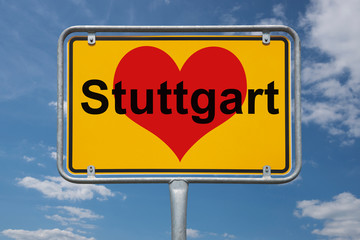 Ortstafel Stuttgart