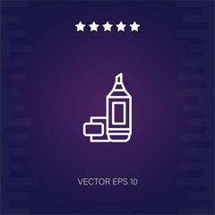 highlighter vector icon modern illustration