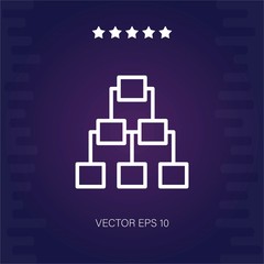 server vector icon modern illustration