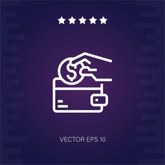 payment vector icon modern illustration