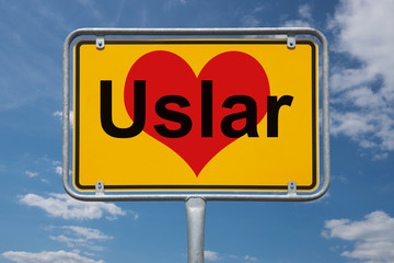 Ortstafel Uslar