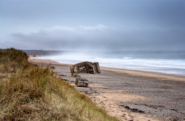 Blockhaus on the beach