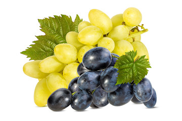 Grapes isolated on white background