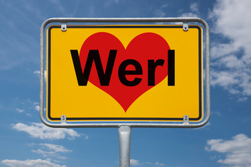 Ortstafel Werl