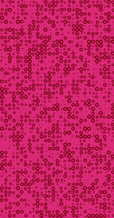 Abstract Color Halftone Dots generative art background illustration