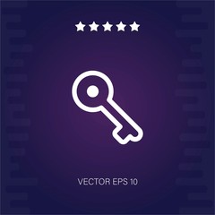 key vector icon modern illustration