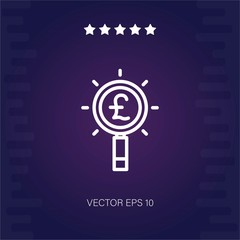 loupe vector icon modern illustration