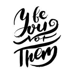 Hand drwan grunge lettering isolated artwork. Stamp for t-shirt graphics, print, poster, banner, flyer, tags, postcard