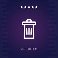 bucket vector icon modern illustration