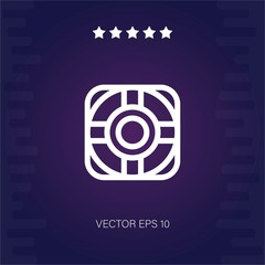 lifesaver vector icon modern illustration