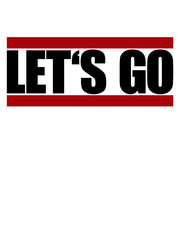 Let's Go Logo Design Ausdauer Training Team 