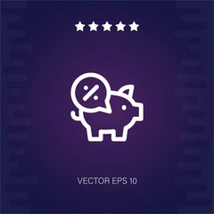 saving vector icon modern illustration