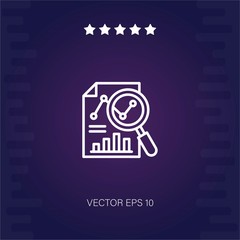 research vector icon modern illustration