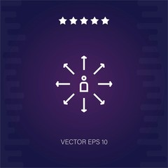 rotate vector icon modern illustration
